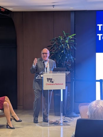 Dr. Nathan Kuppermann speaks at the first faculty seminar.