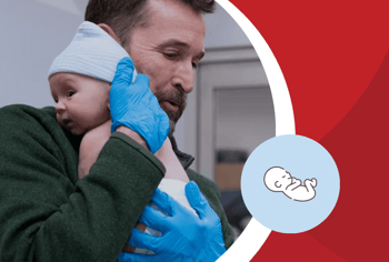 Dr. Robinavitch holds baby Jane Doe in the 7:00 AM episode of The Pitt.