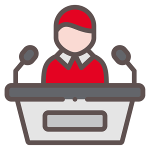 Speaker icon.