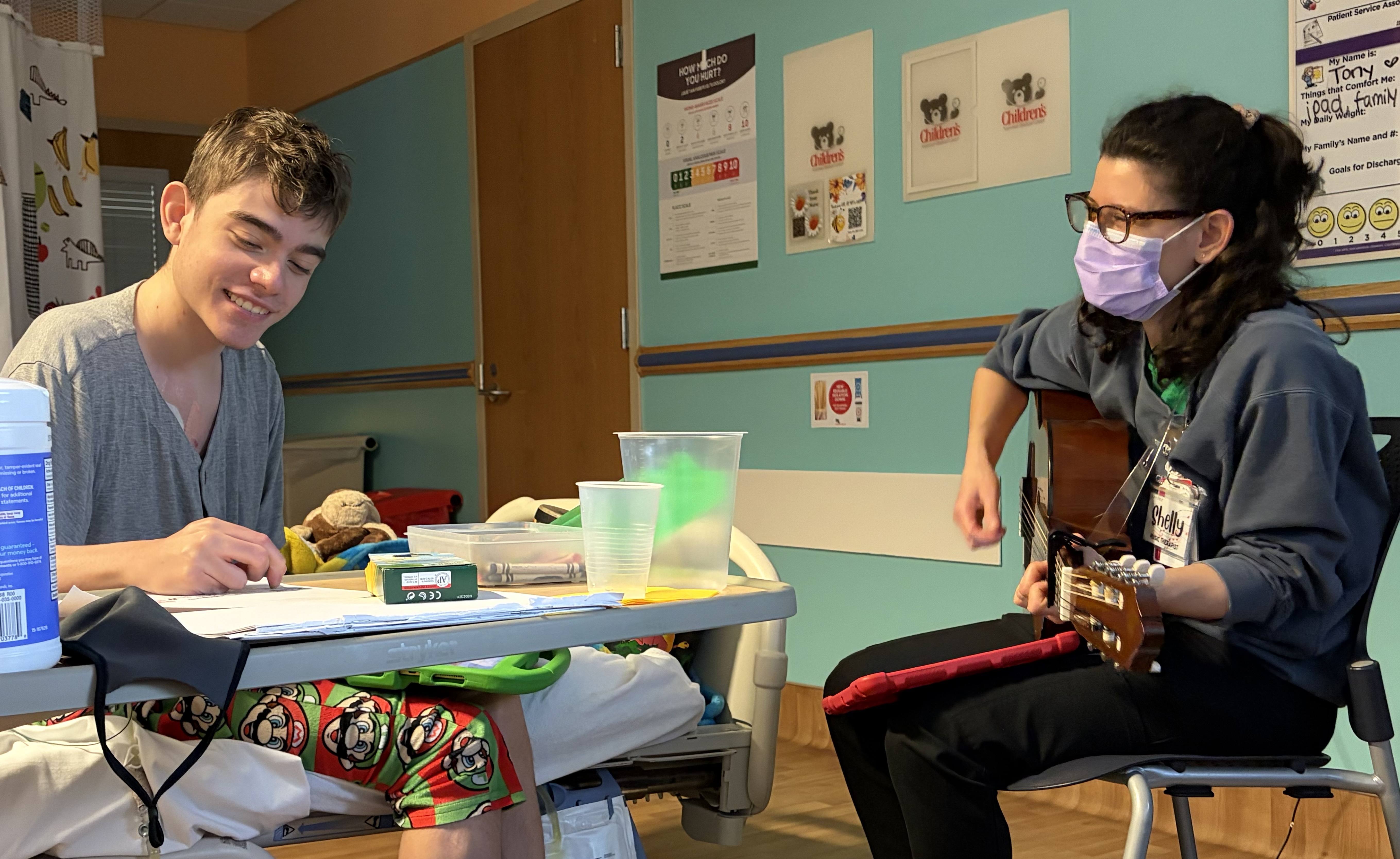 Music therapy session