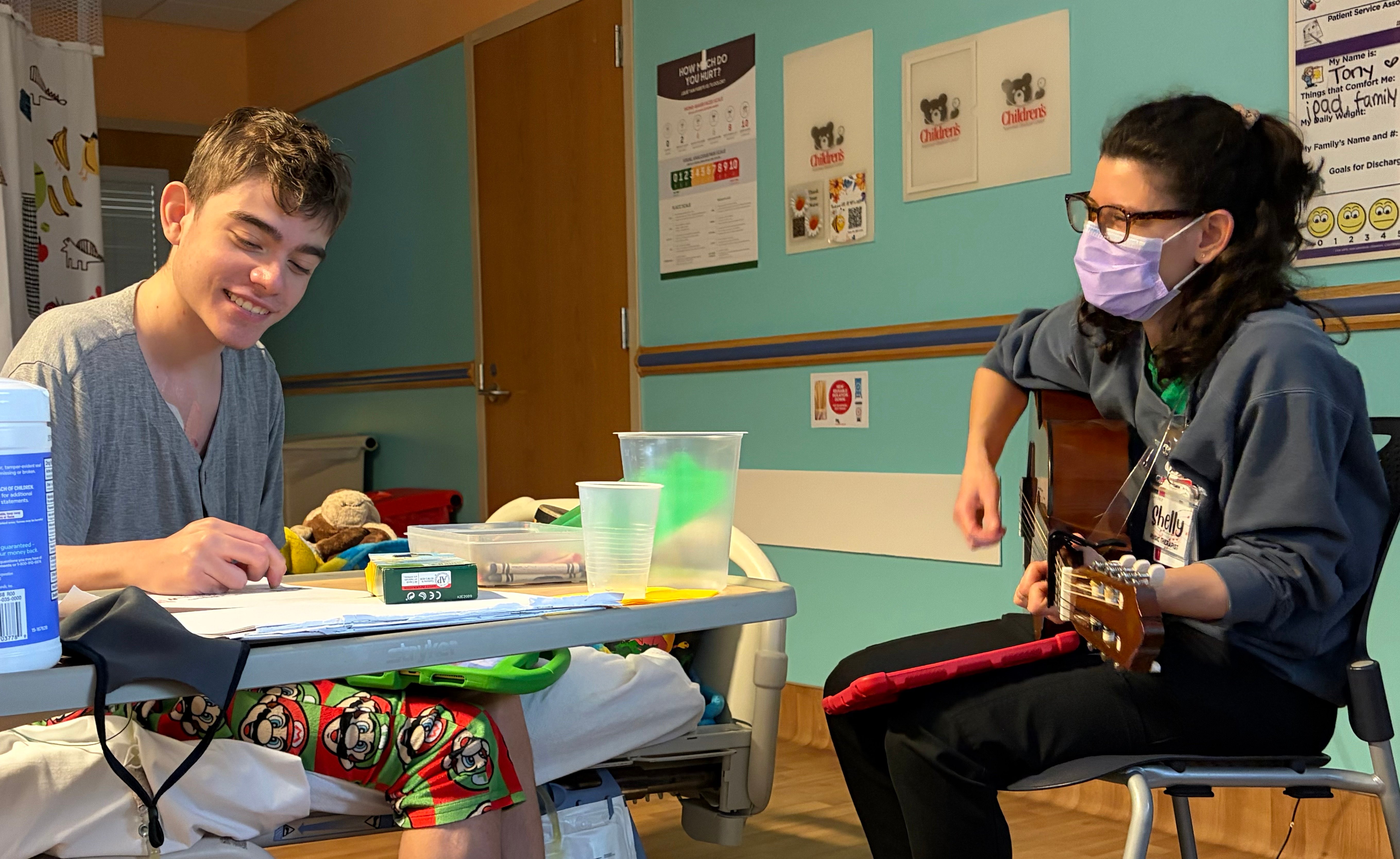 Music therapy session