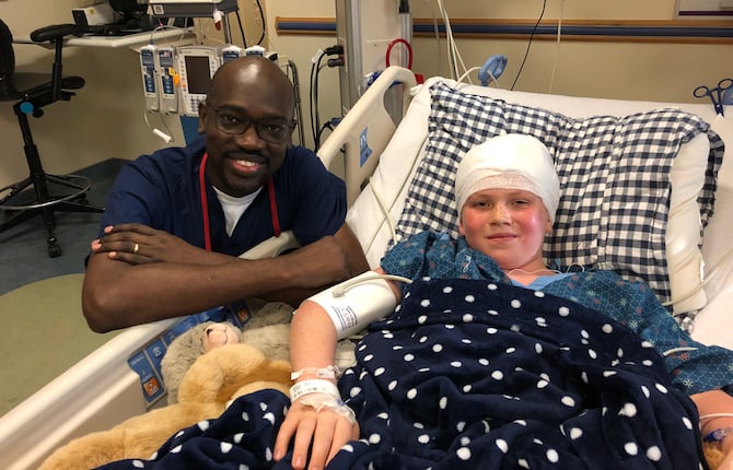 150 Years Stronger Patient Story CJ during his time at Children's National.