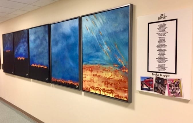 150 Years Stronger Patient Story Heather artwork at Children's National