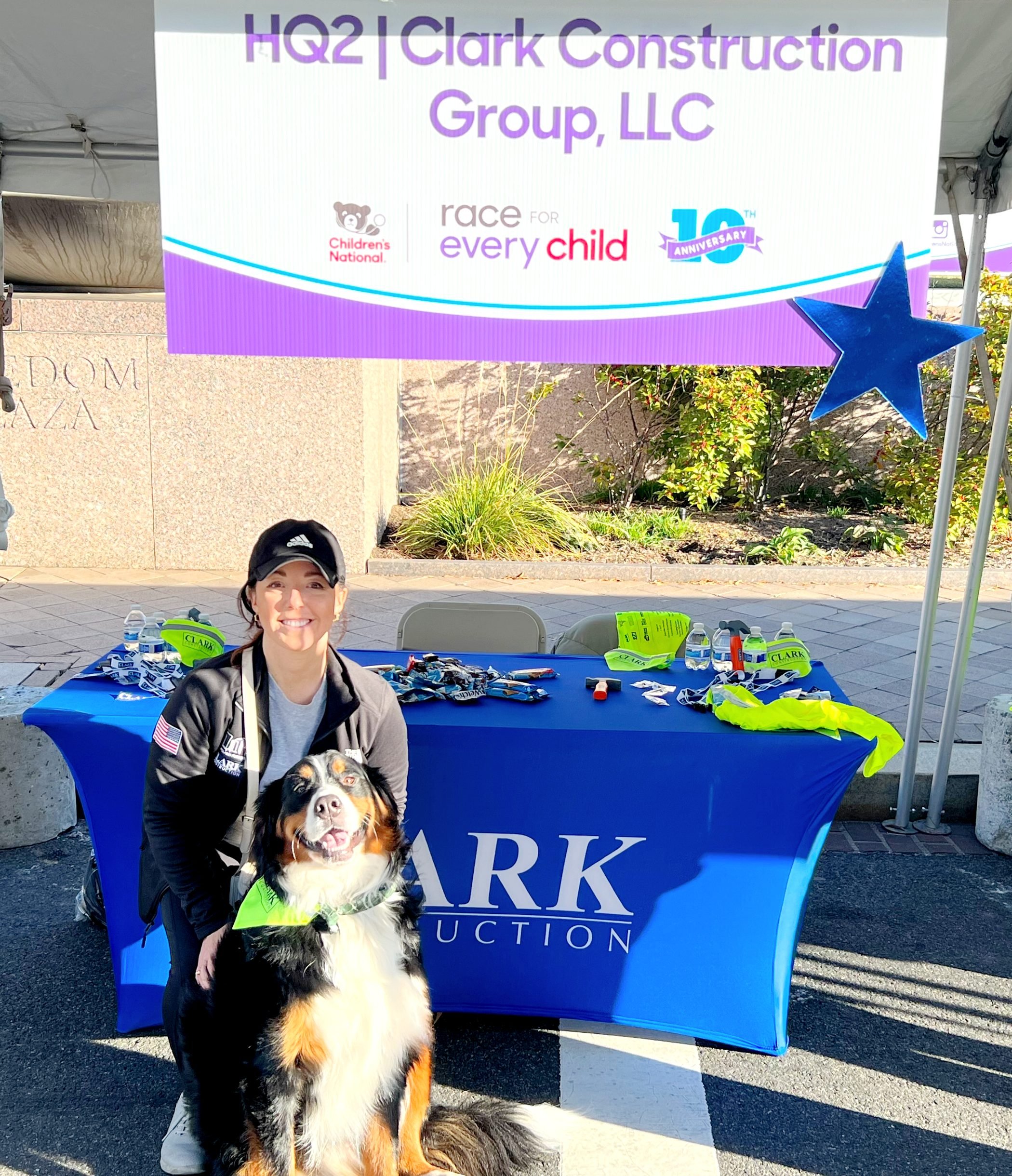 Kelliann with Clark Construction at the Race for Every Child