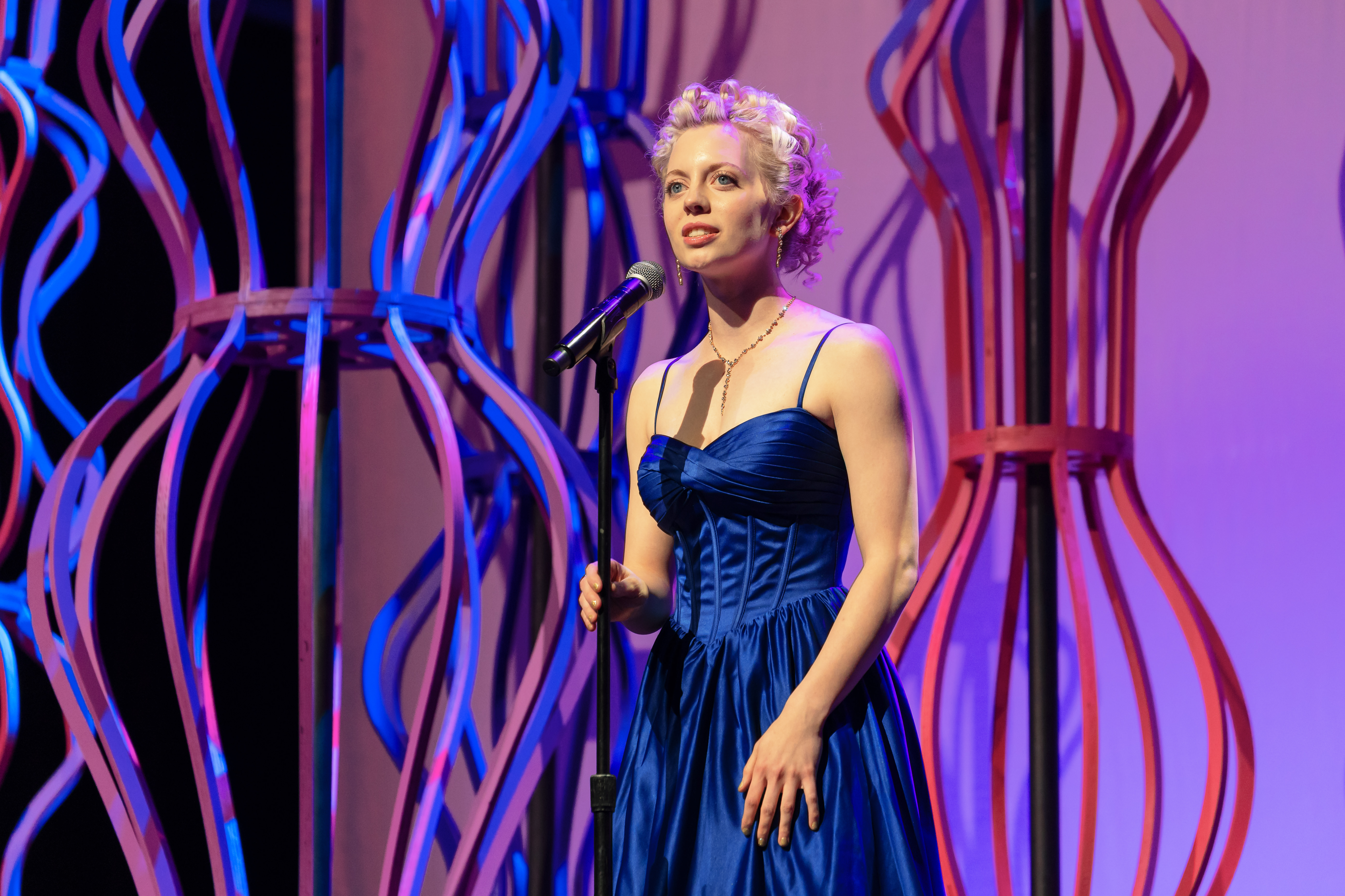 Lydia, one of our patient ambassadors, kicked off the evening with a solo performance.