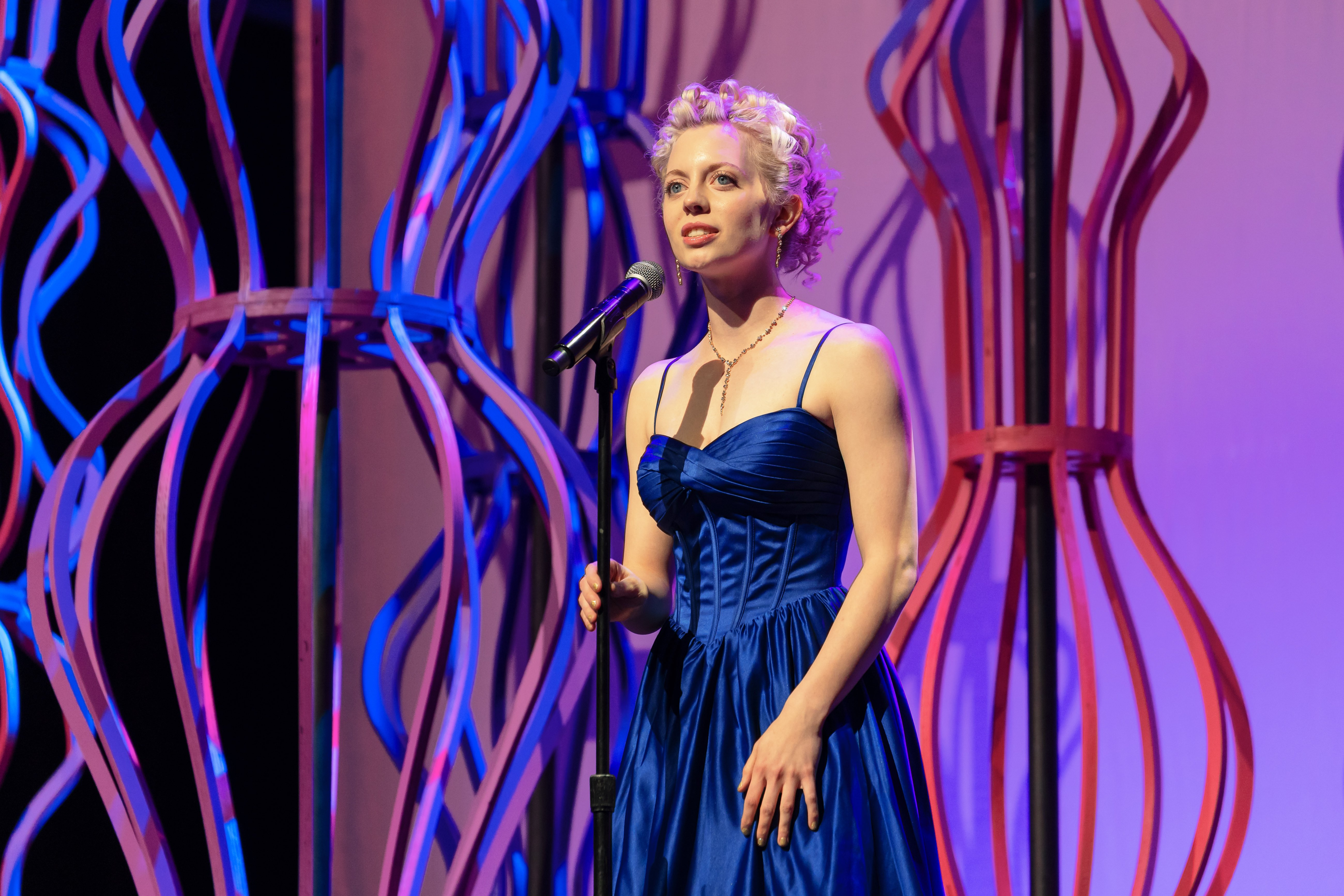 Lydia, one of our patient ambassadors, kicked off the evening with a solo performance.