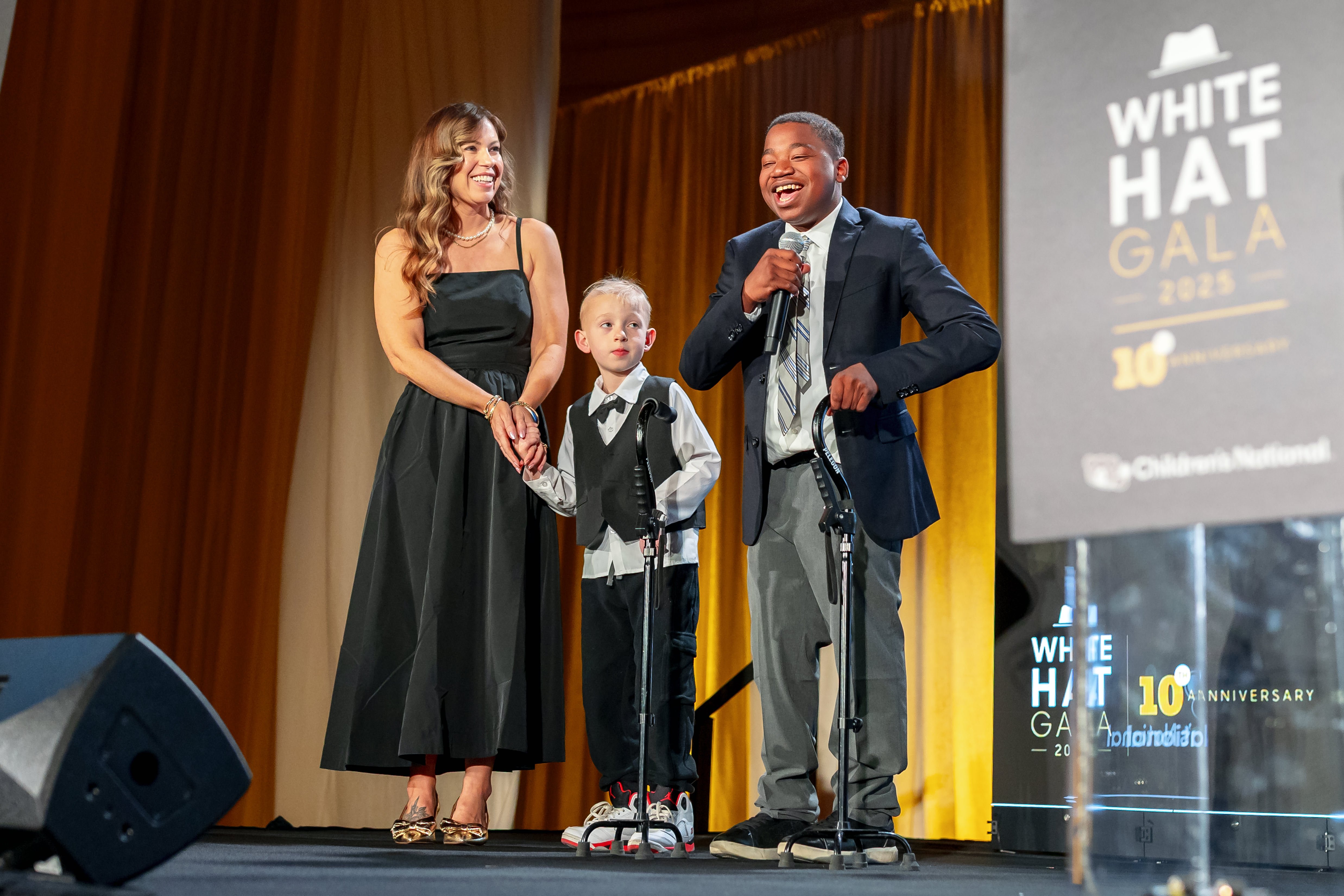 Patient ambassadors address the crowd during the White Hat Gala 2026 at Union Station in Washington, D.C.