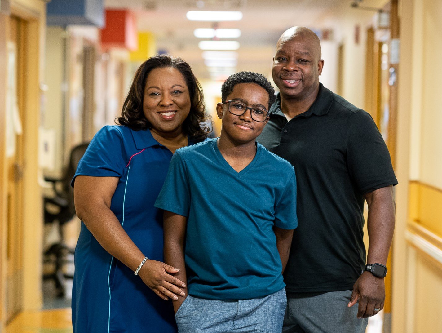 Kendric and his parents