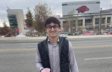 Mack at college.