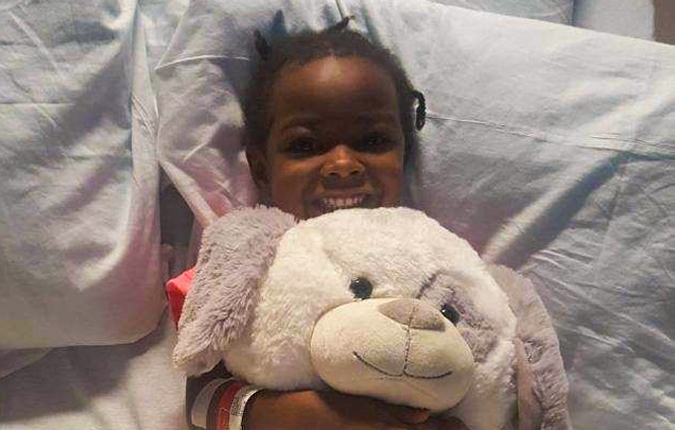Naomi with bear