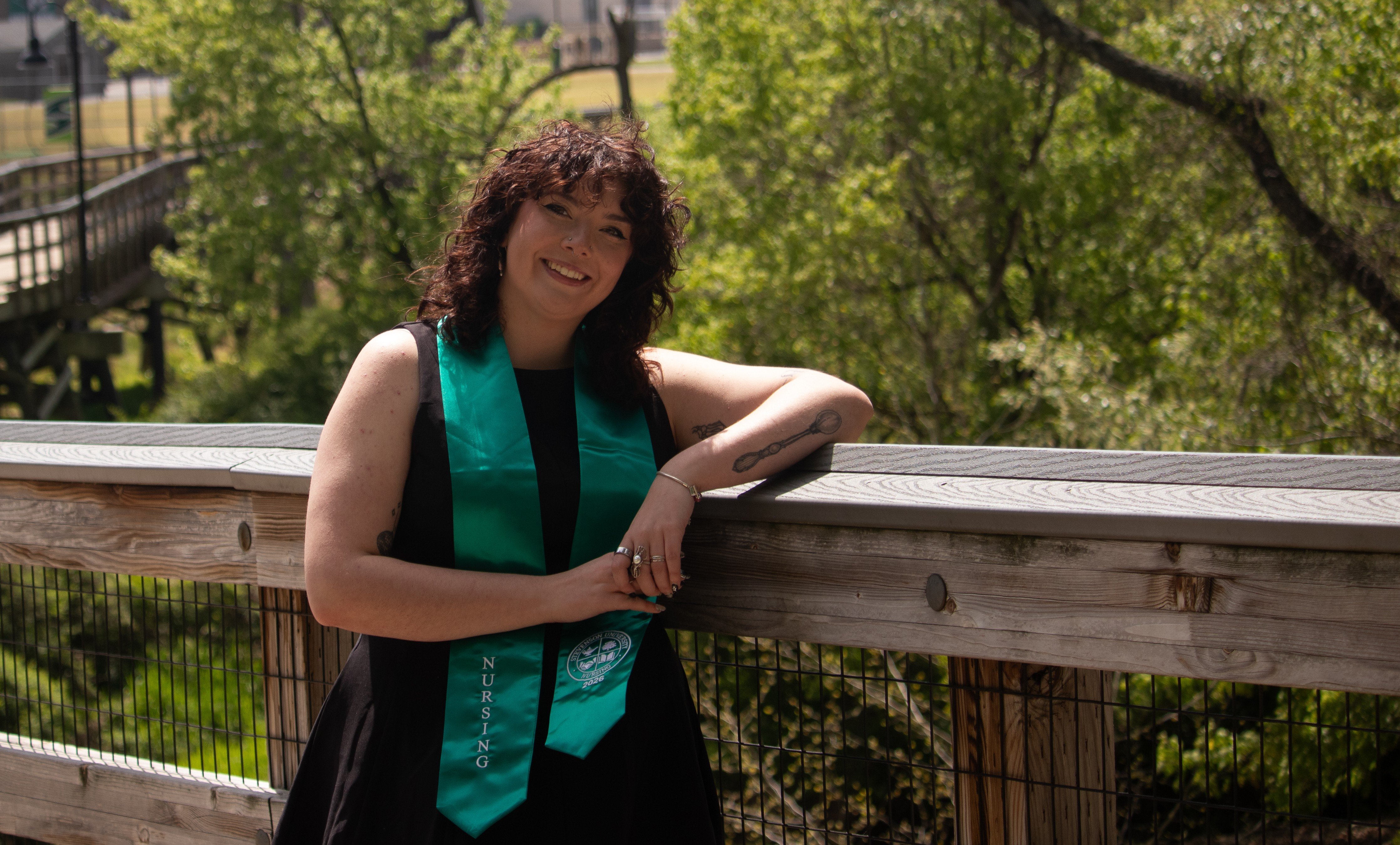 Children's National patient, Rachel, at her graduation from nursing school.