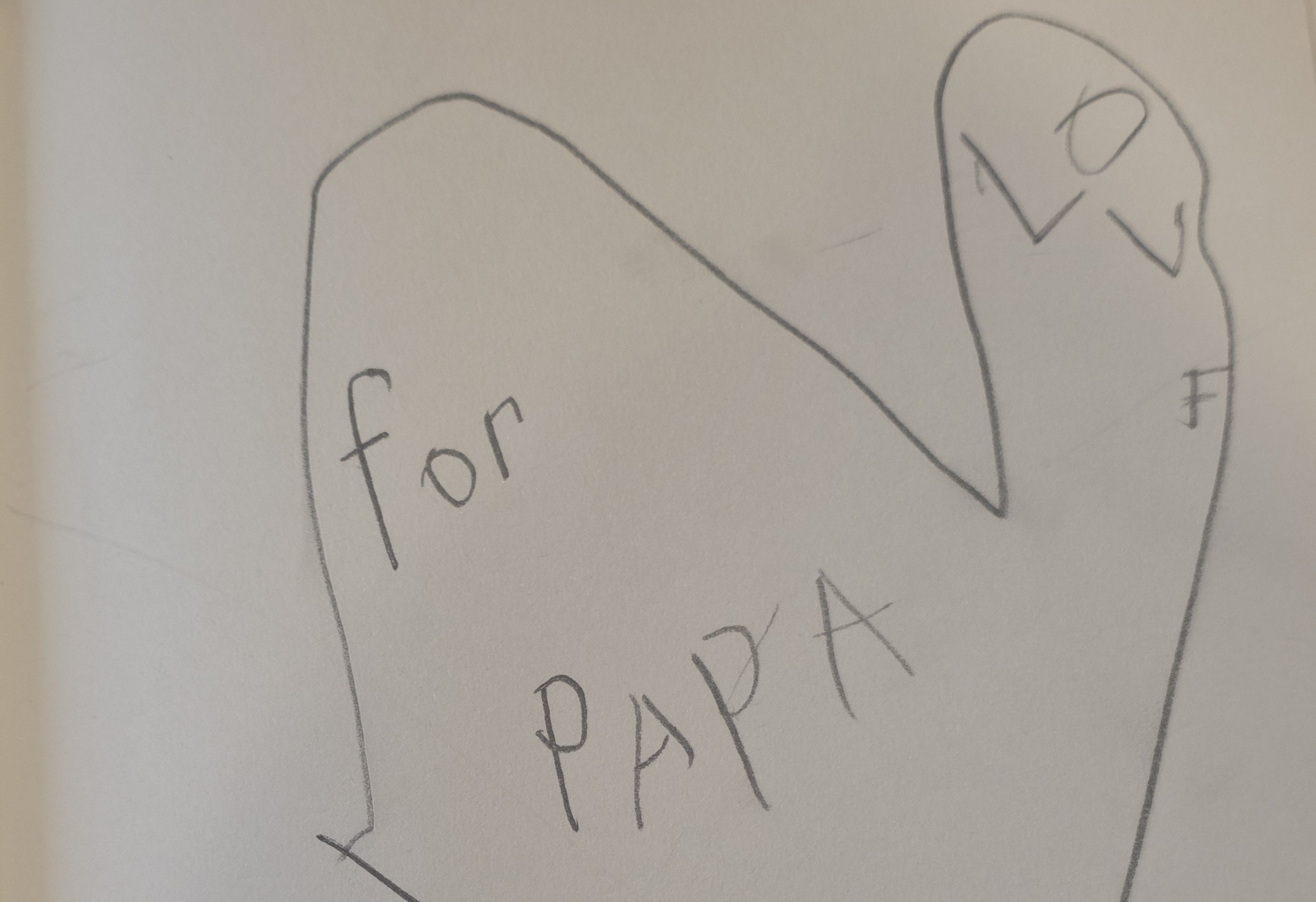 Patient Shivani pencil artwork.