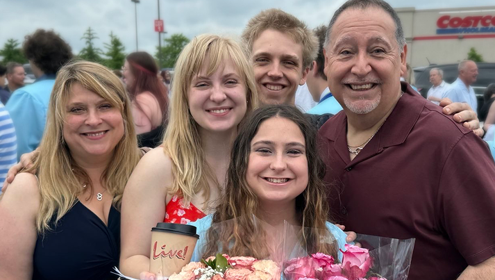 Ariana and her family.