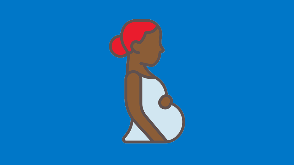 Pregnant woman icon