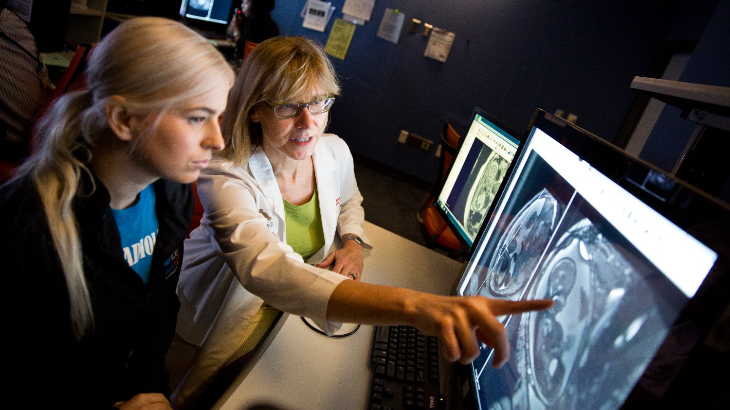 providers examine imaging