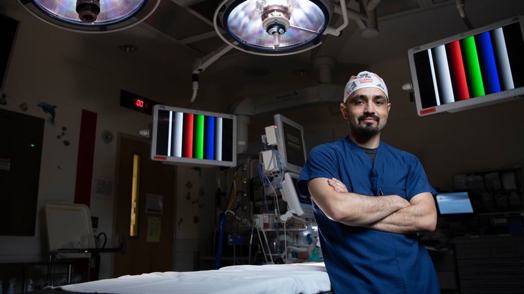 Dr. Petrosyan in surgery room