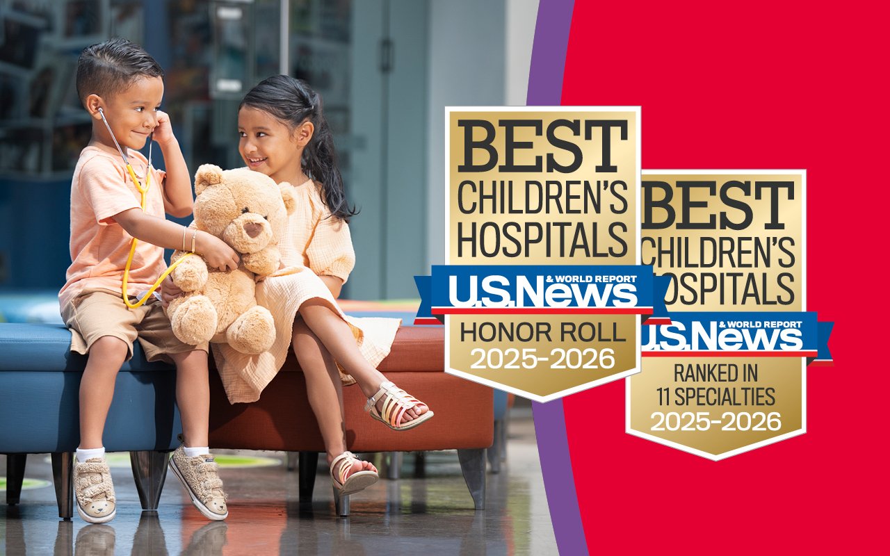 best children's hospitals US News Honor Roll ranked in 11 specialties