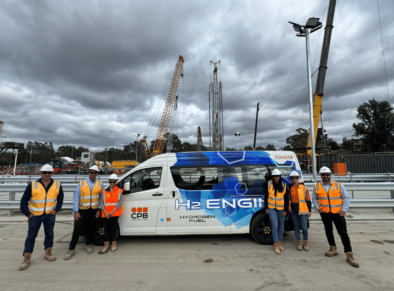 CPB Contractors completes Australian-first Toyota hydrogen-fuelled ...