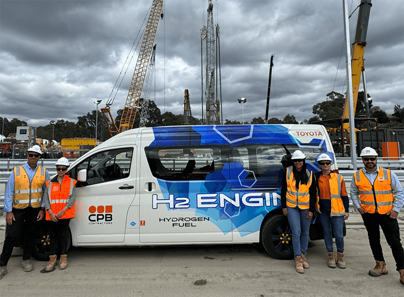 CPB Contractors completes Australian-first Toyota hydrogen-fuelled vehicle pilot