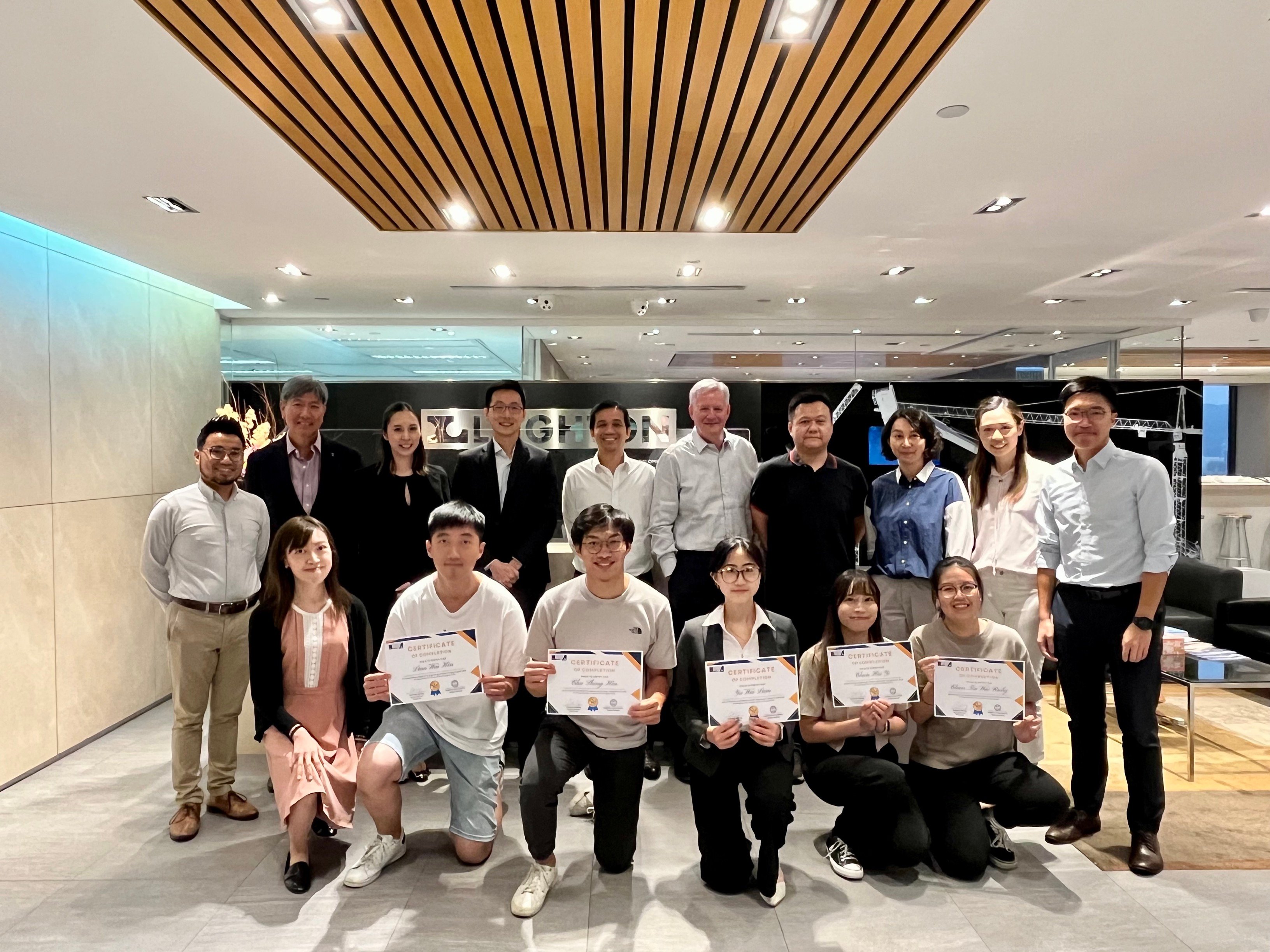 Graduation celebration for Summer Trainees