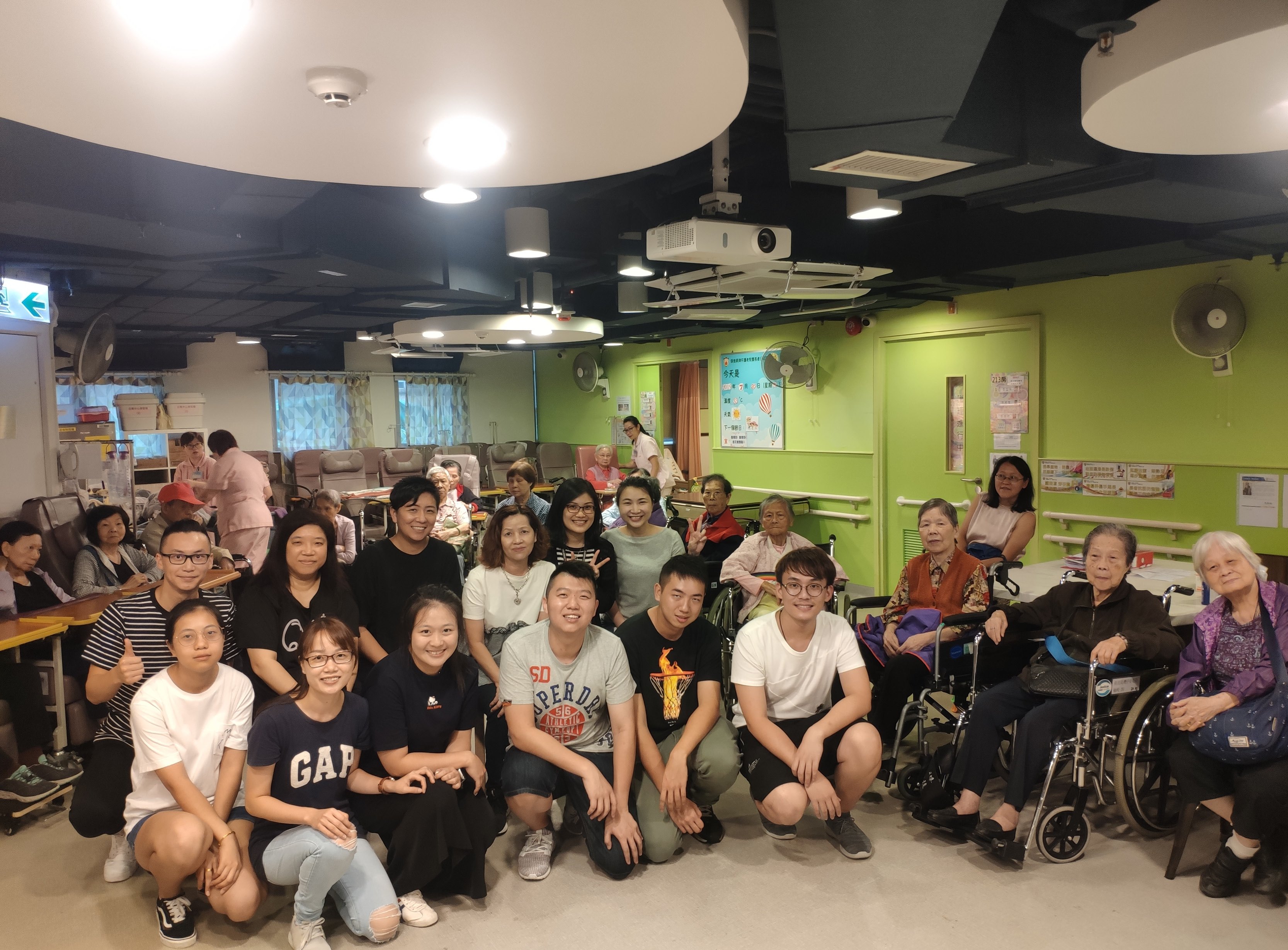 Team in Hong Kong spreading warm and care
