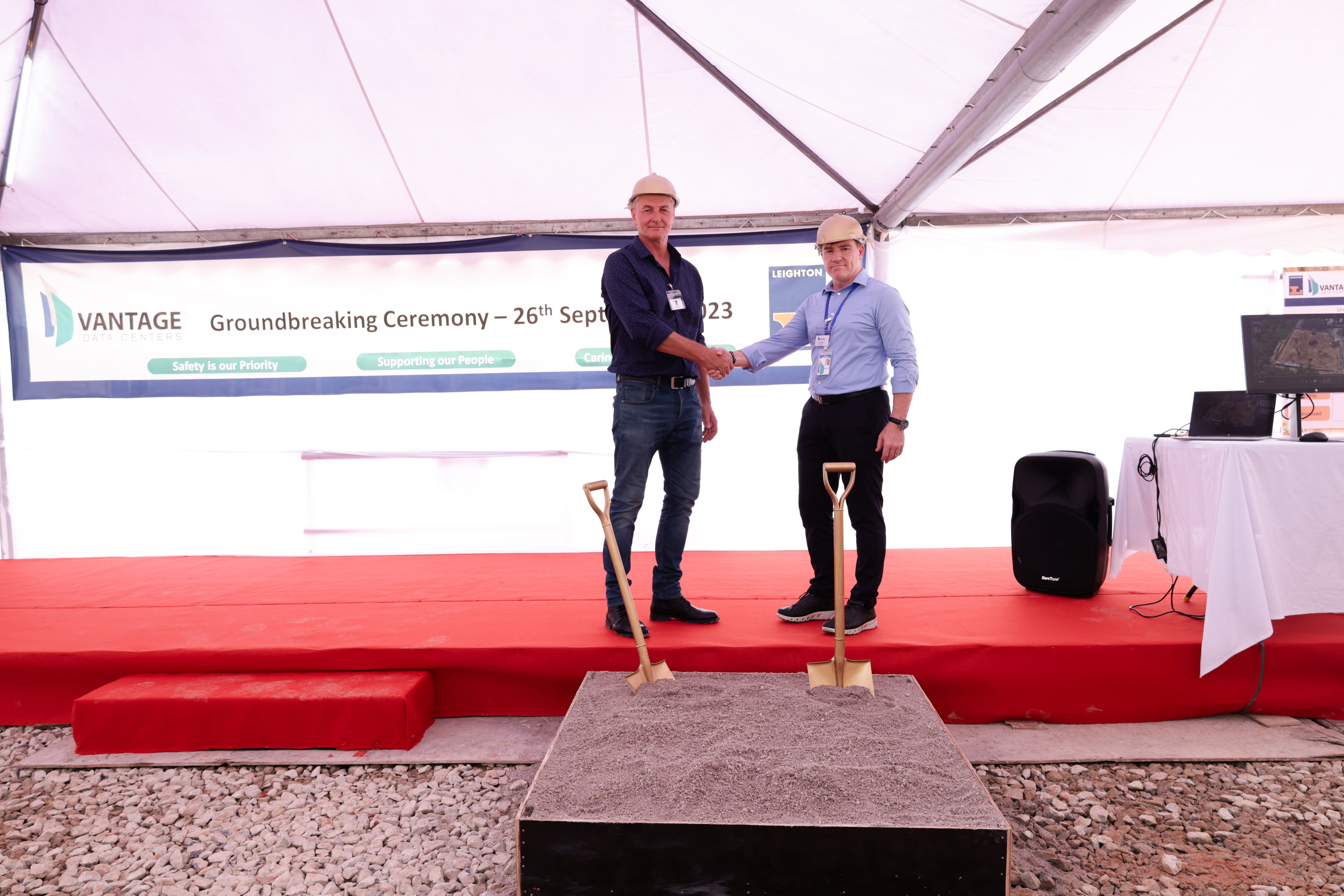 Groundbreaking for data center project in Malaysia