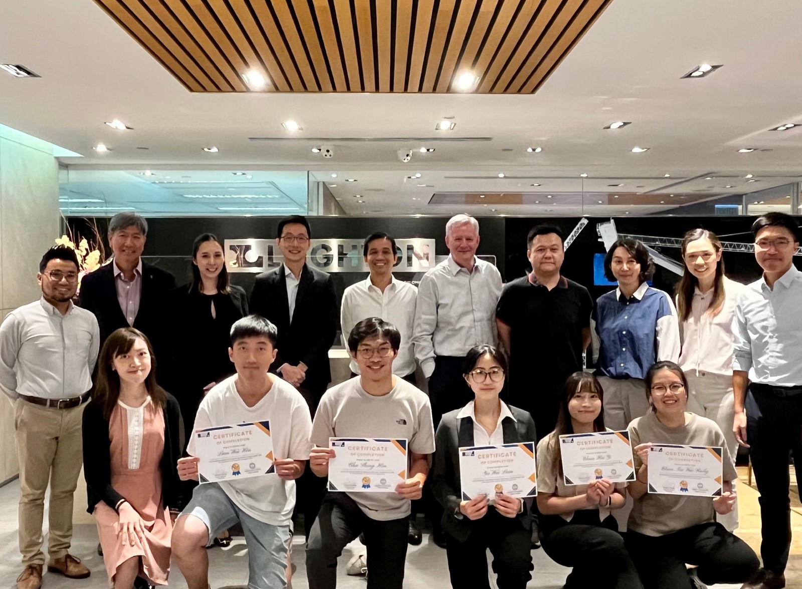 Graduation celebration for Summer Trainees