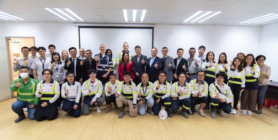 Leighton Asia Hong Kong welcomes ICE President at TKO LTT project