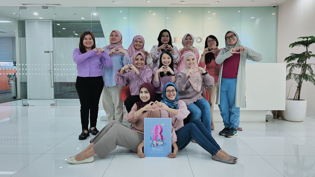 Leighton Asia inspire inclusion pose for Women's Day 2024