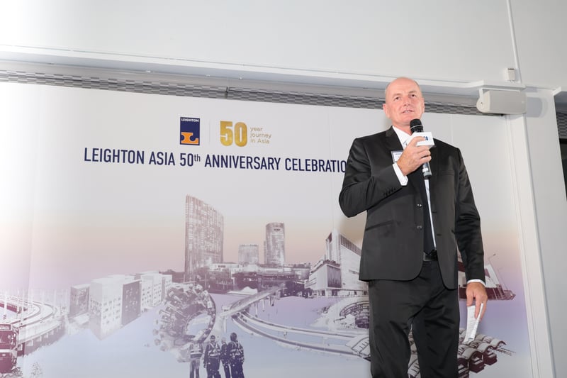 Leighton Asia celebrates 50th anniversary Brad Davey