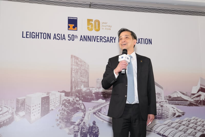 Leighton Asia 50th Anniversary Colman Wong