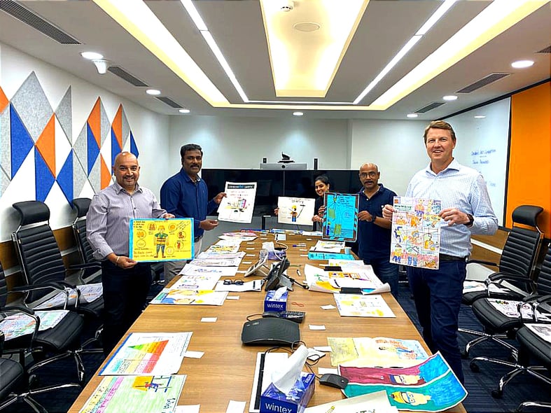 Leighton India celebrates its silver jubilee with children's art competition