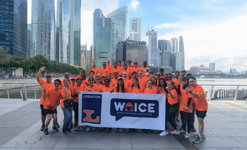 Leighton Asia Singapore participates in a charity run