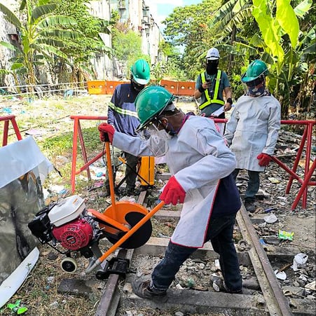 Leighton Asia Philippines NSCR SCRP temporary works