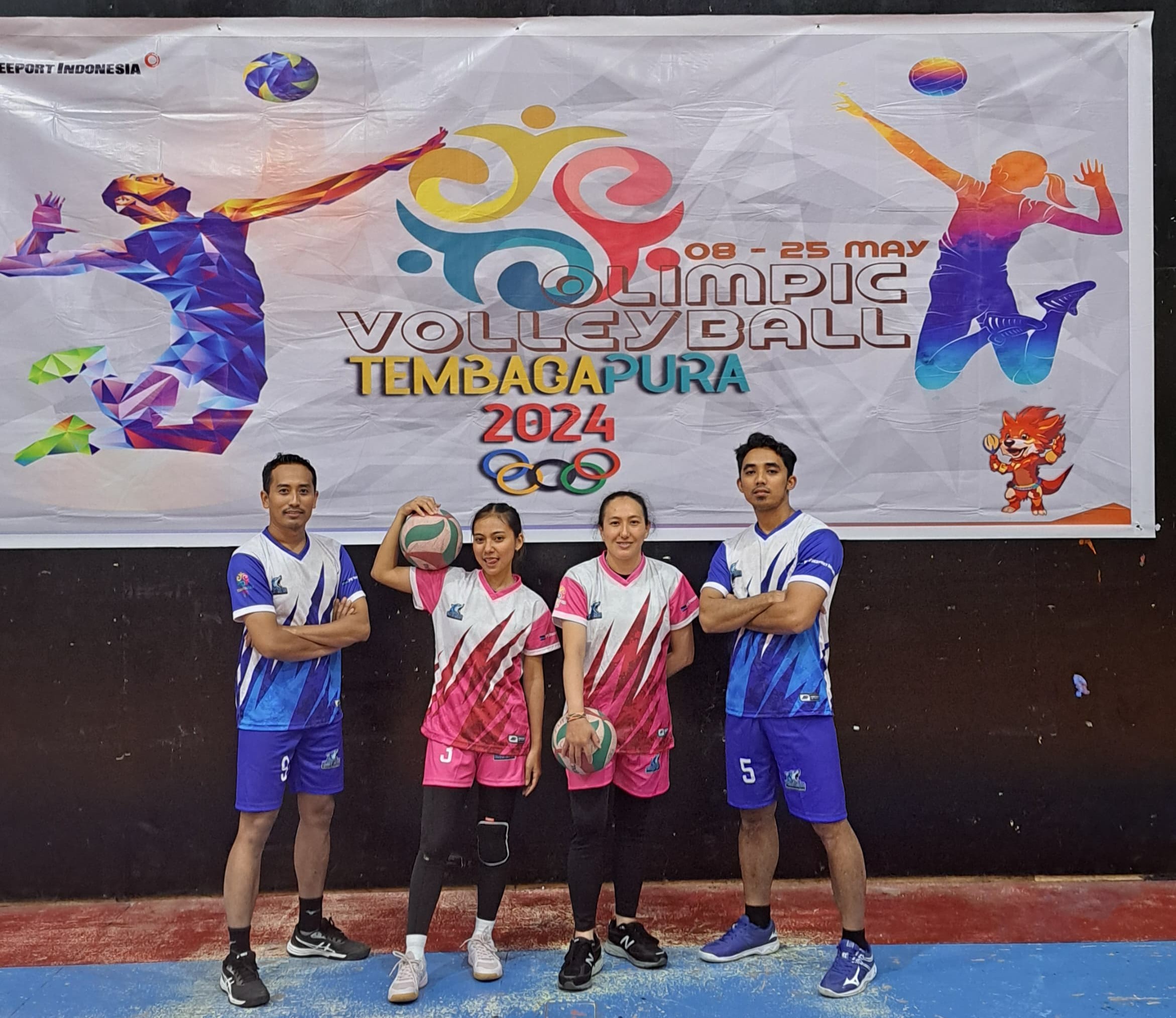 Game on! Let’s go Team Leighton in the PT Freeport Olympics 