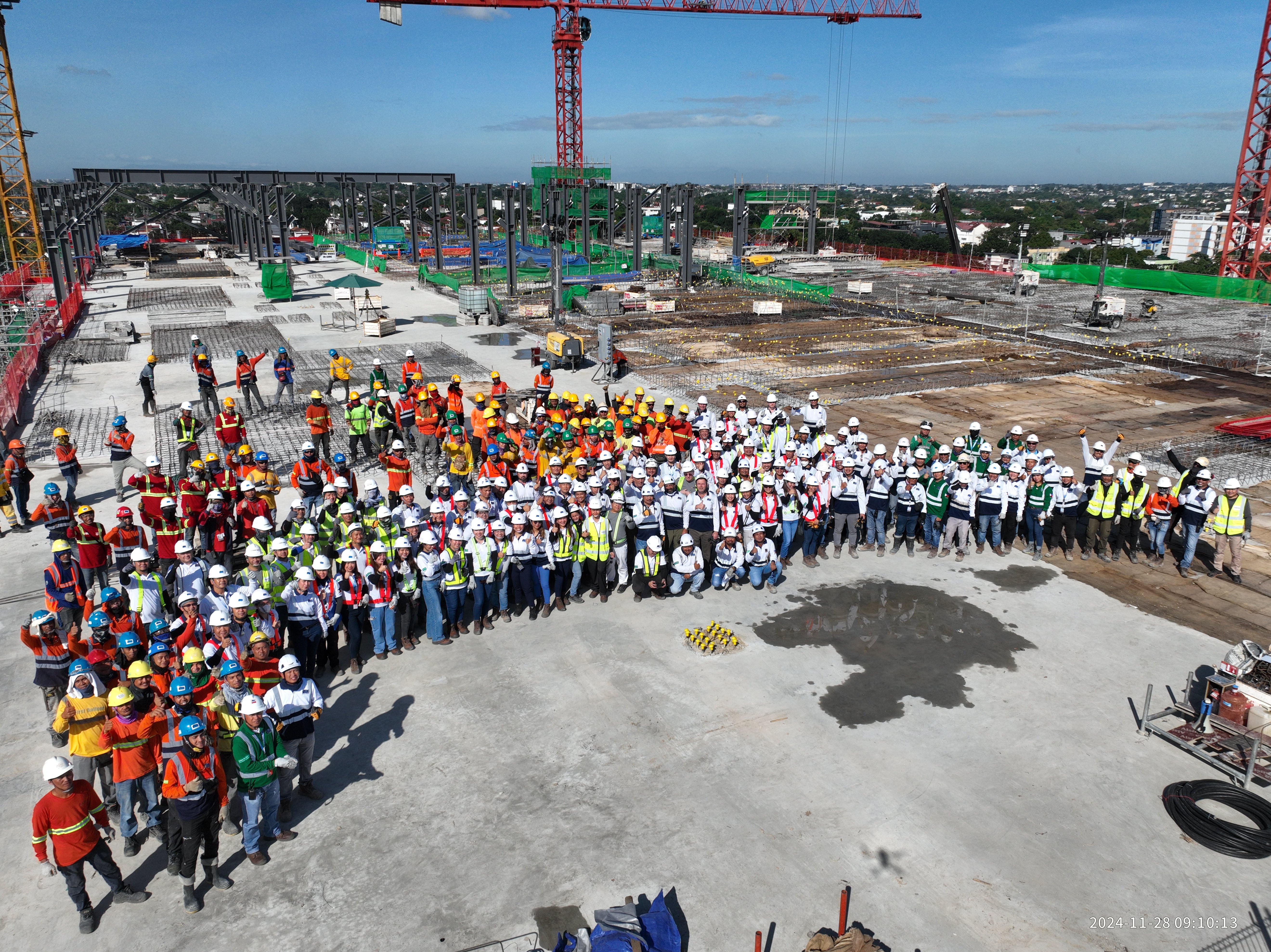 Topping out our data centre project