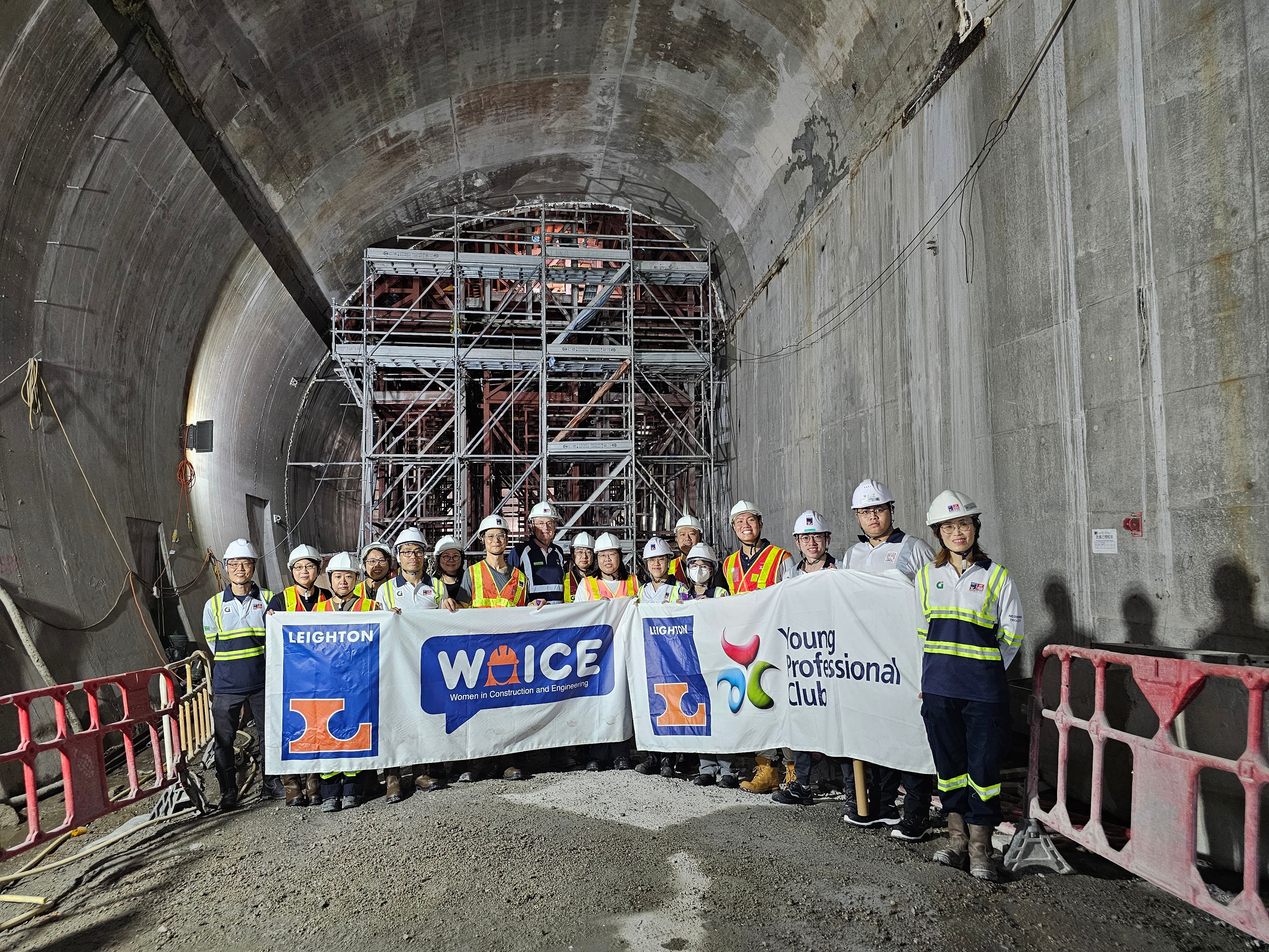 WOICE and YPC organised TKO-LTT project site walk