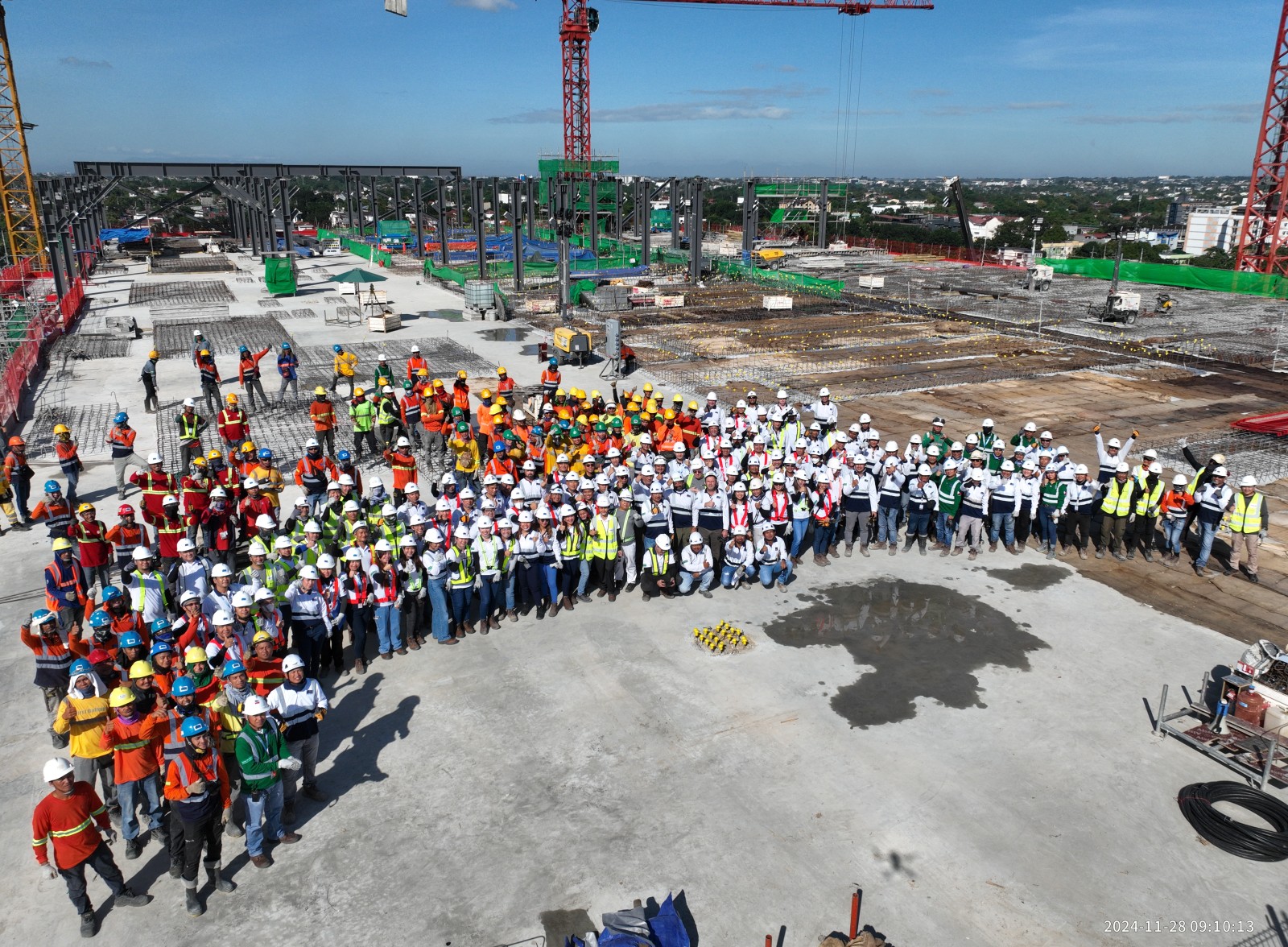 Topping out our data centre project