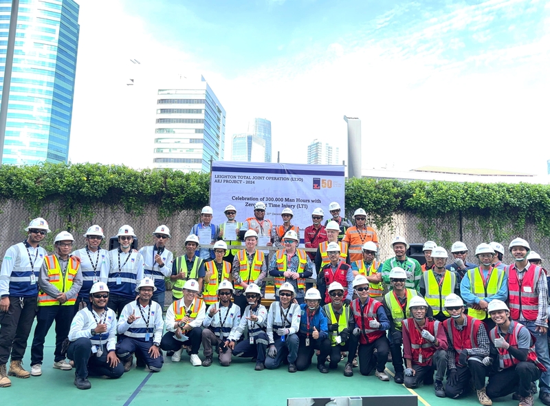 Leighton Asia Indonesia achieves 300k safe hours in New Australian Embassy Jakarta