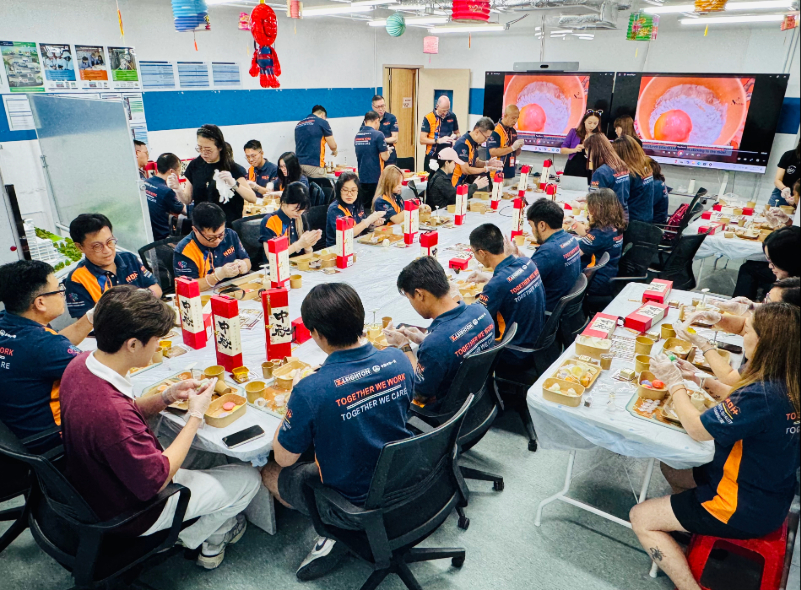 Our North District Hospital (NDH) Expansion project team in Hong Kong celebrates Mid-Autumn Festival with a Snowy Mooncake Workshop.