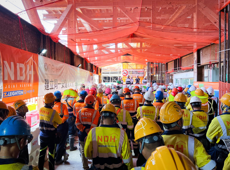 Leighton Hong Kong HSE campaign at North District Hospital project