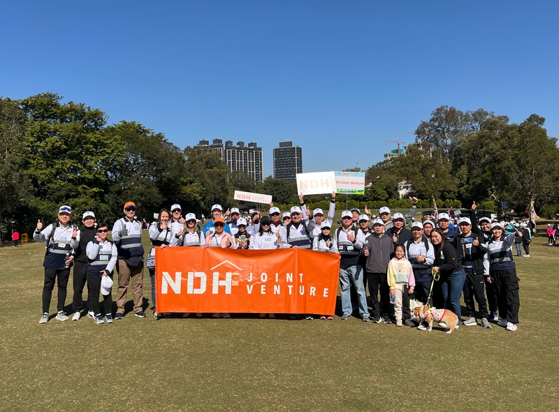 Leighton National District Hospital project team joins NDH Charity Walk 2025