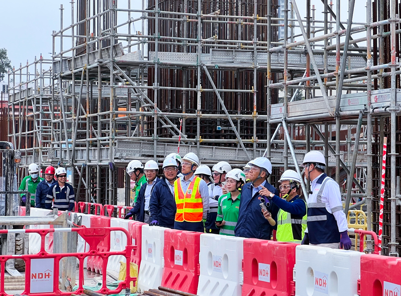 Leighton Asia welcomes Construction Industry Council at North District Hospital in Hong Kong