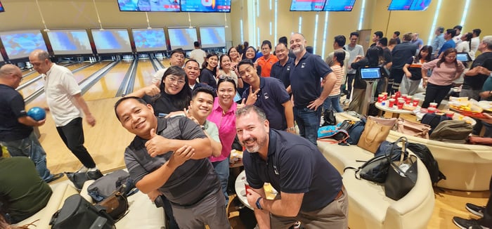 Leighton Asia PH team bowling night