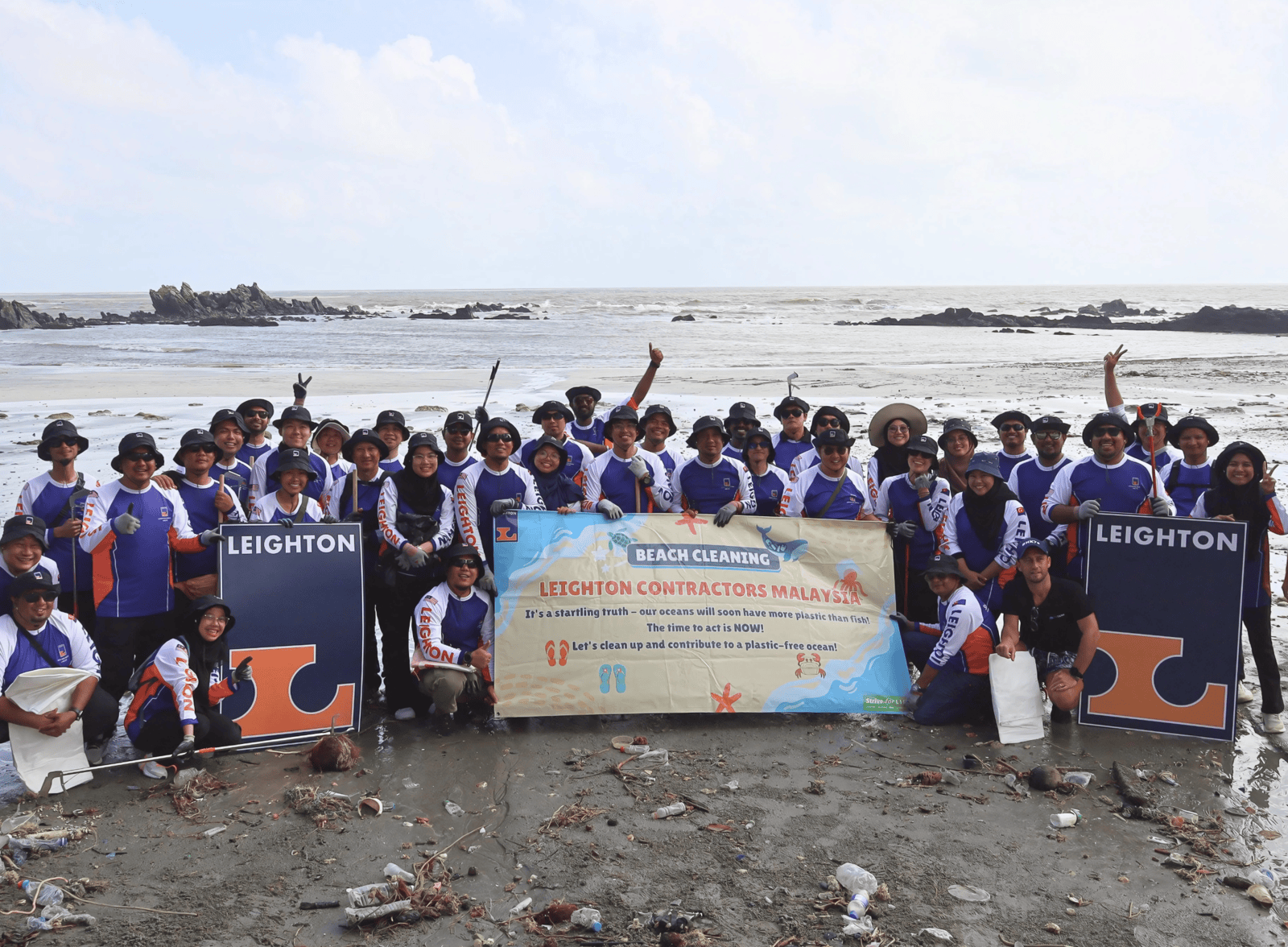 Promoting environmental sustainability via beach clean-ups