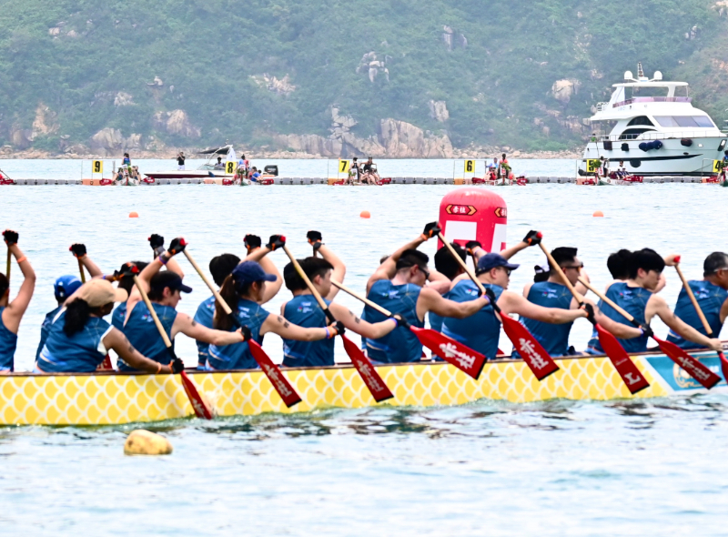 LA’s dragon boat team at the 2026 Stanley International Dragon Boat Championships in Hong Kong