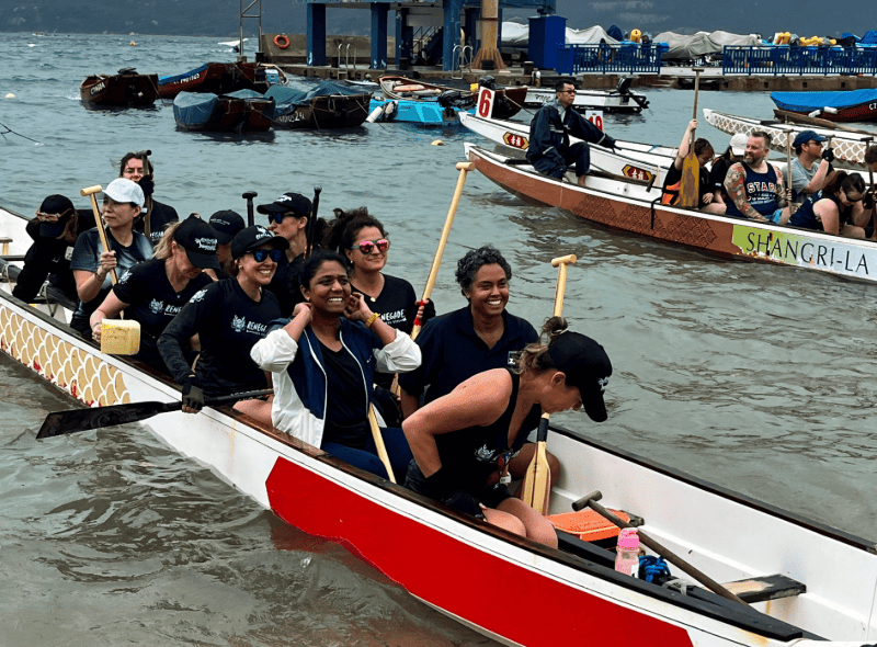 LA supports women athletes for Renegades Dragon-boating team