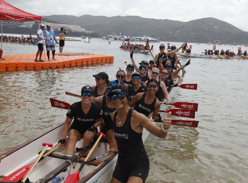 Renegades Dragon Boat Team powered their way to victory at the Stanley International Dragon Boat Championships