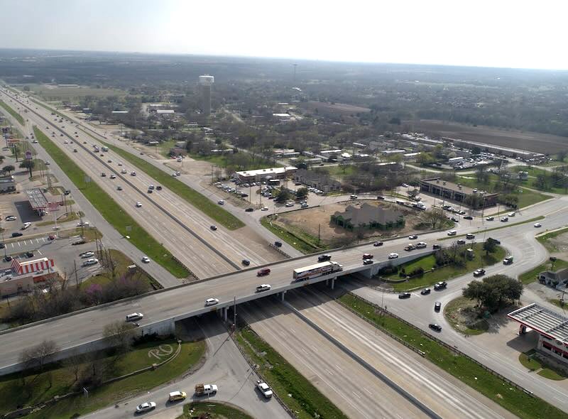 IH-35E Interchange Reconstruction Project Partial Demo Complete