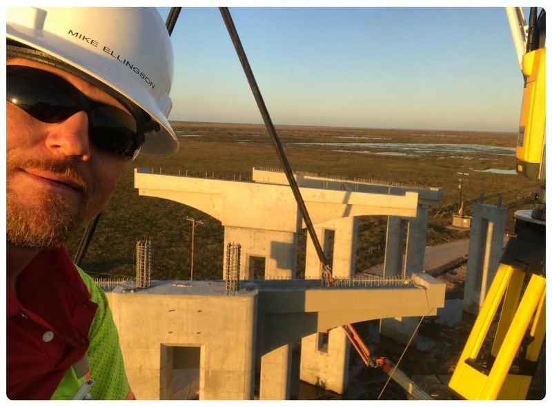 A man at a construction site in PPE